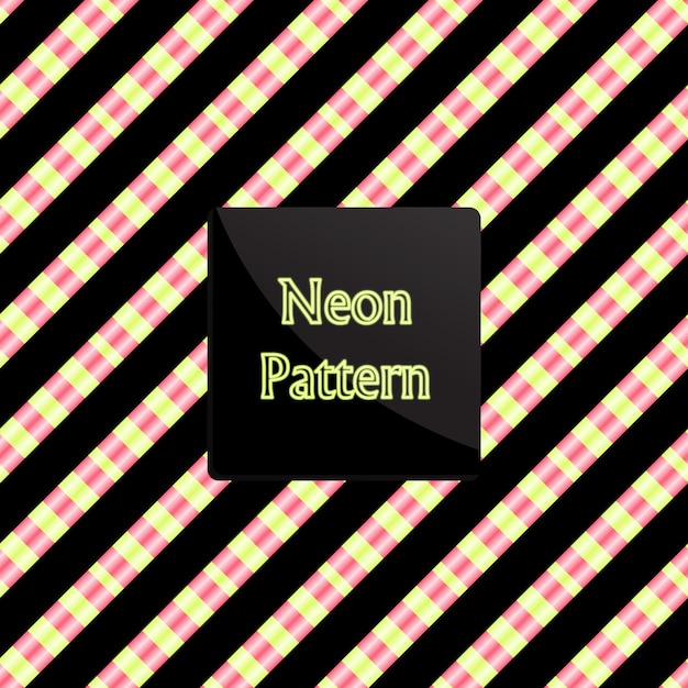 patroon neon strepen