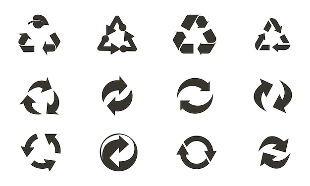 Vector patroon recyclen