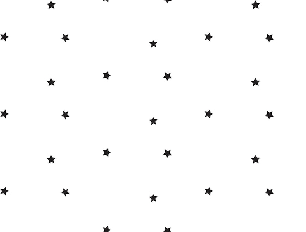 Patroon sterren grijs achtergrond kinderkamer decor wit zwart
