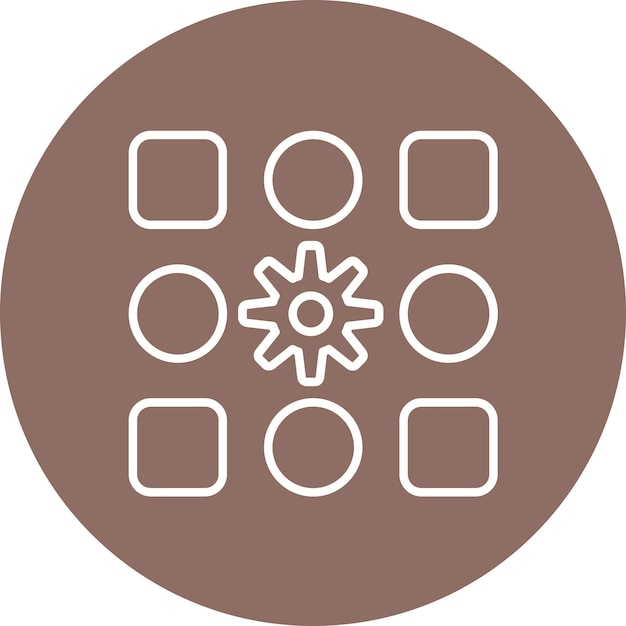 Patroon systeem icoon vector afbeelding Kan worden gebruikt voor Data Analytics