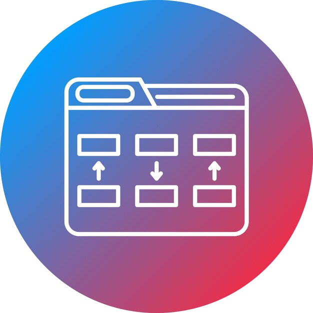 Patroon systeem icoon vector afbeelding Kan worden gebruikt voor Data Analytics