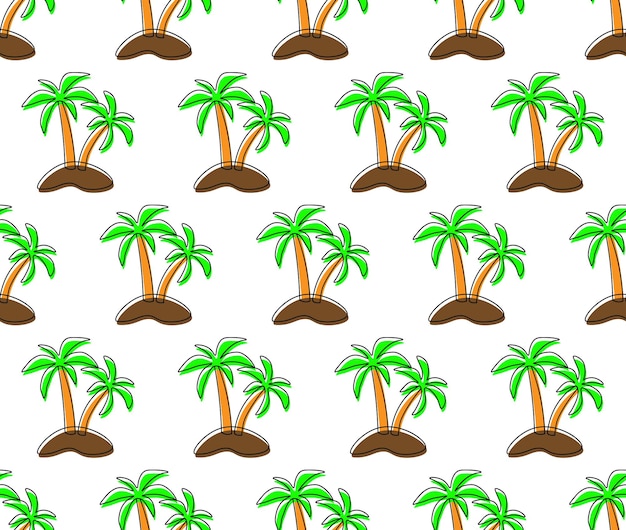 Patroon van palmbomen