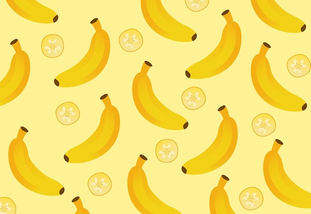 Patroonontwerp met bananenfruit