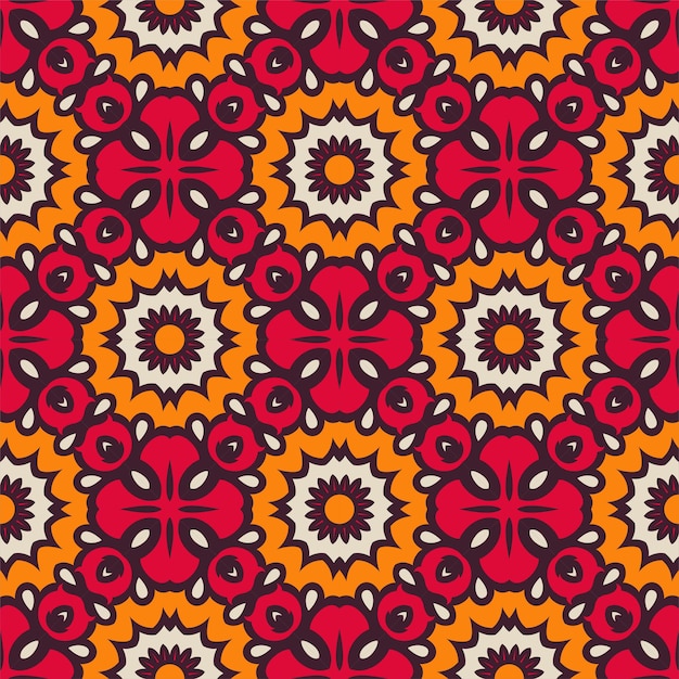 Pattern abstract shape colors. Simple seamless ornament background