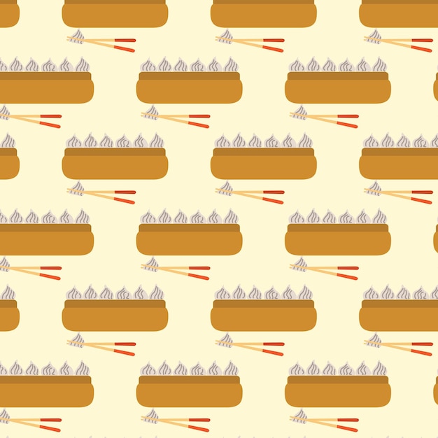 pattern asian food icon wallpaper illustration background