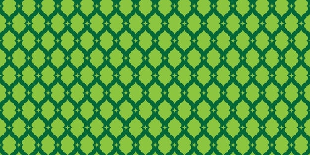 Pattern background green islamic