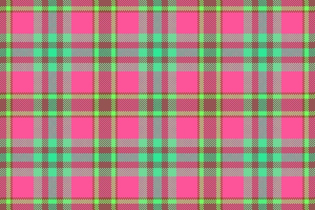 Pattern background vector Plaid texture textile Tartan seamless fabric check