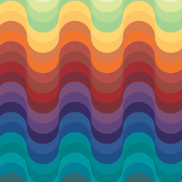 Pattern background wavy lines