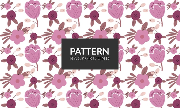 A pattern background with a black background and a flower on the bottom