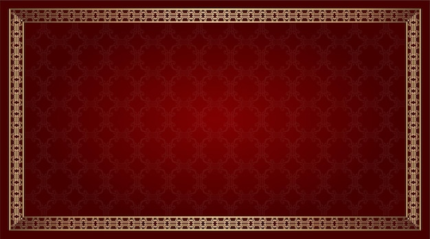 Pattern background with border ornament