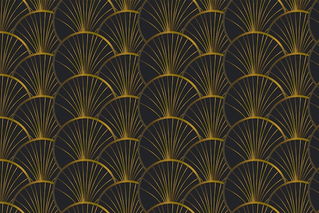 pattern black  golden ornament luxury