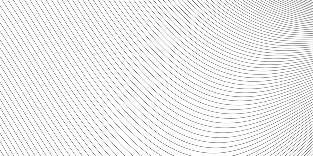Vector pattern of black lines on white background