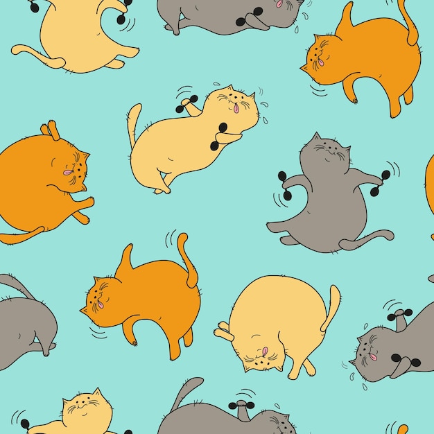 Pattern Cats sport