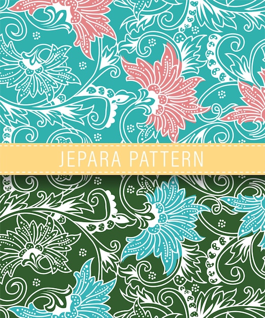 Vector pattern central java jepara