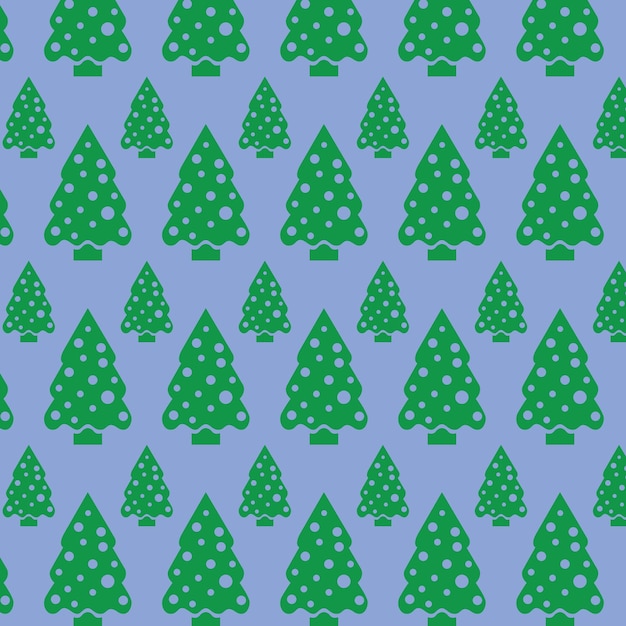 pattern christmas tree icon illustration background