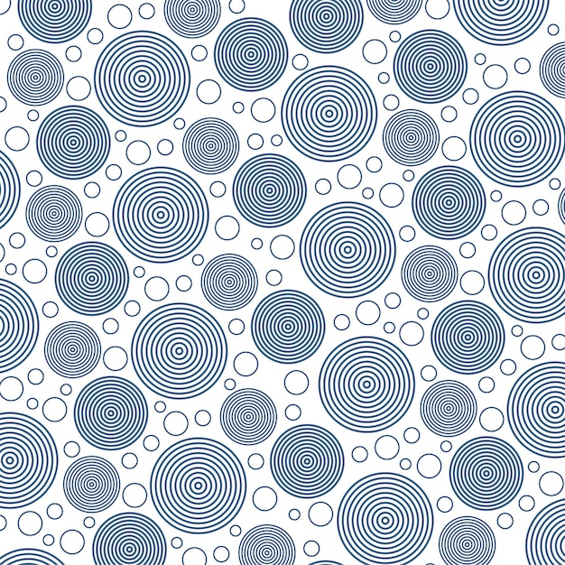 Vector pattern of circles background seamless pattern vector illustration