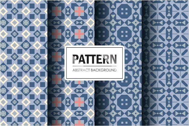 Pattern collection in abstract decorative style