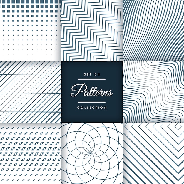 Pattern collection set 24