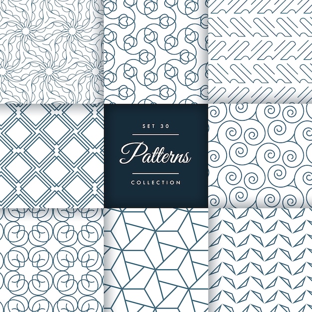 Pattern collection set 30