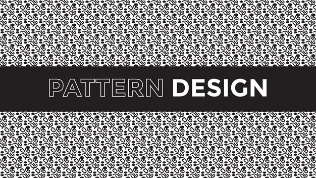 pattern design background in black and white