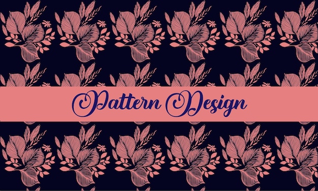 Pattern design color black and pink