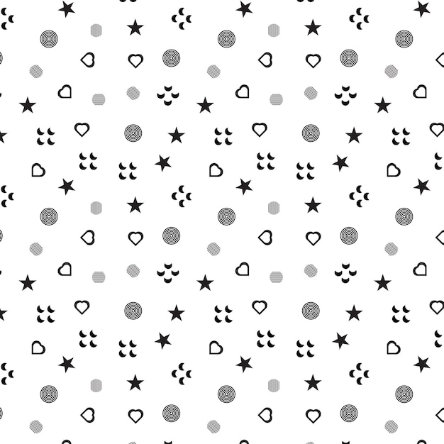 Pattern Design naadloos Vector naadloos patroon Moderne stijlvolle textuur met zwart-wit trellisGe