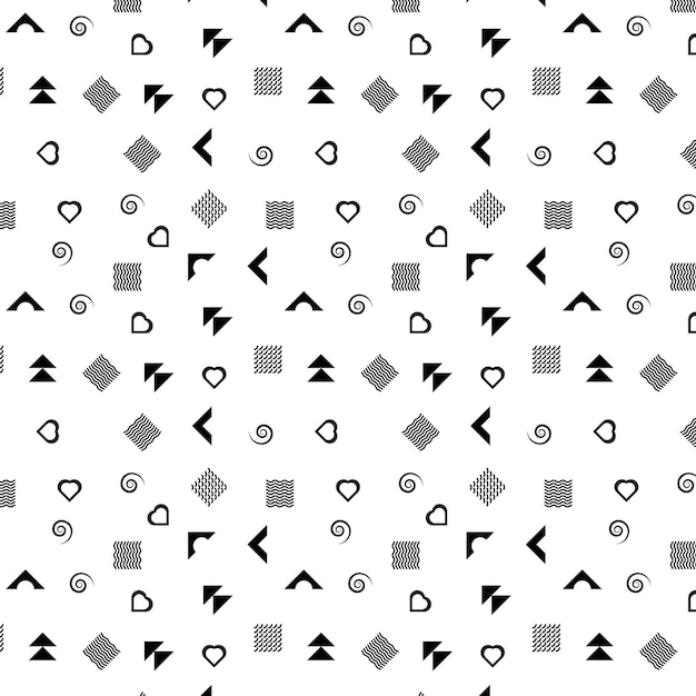 Pattern Design naadloos Vector naadloos patroon Moderne stijlvolle textuur met zwart-wit trellisGe