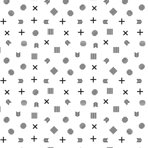 Pattern Design seamless Vector seamless pattern Modern stylish texture with monochrome trellisGe