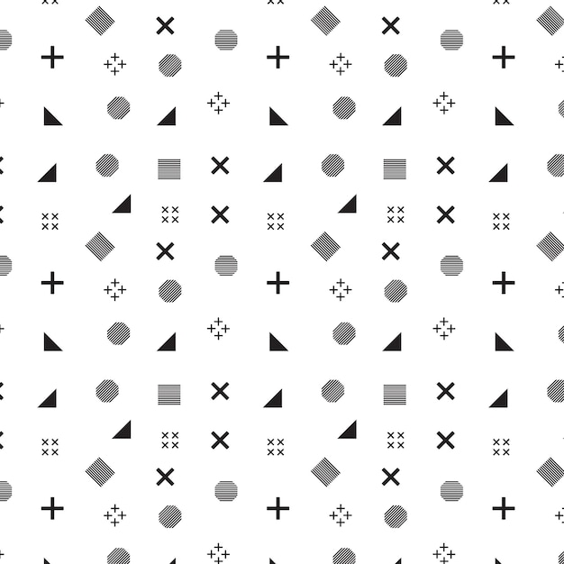 Vector pattern design seamless vector seamless pattern modern stylish texture with monochrome trellisge