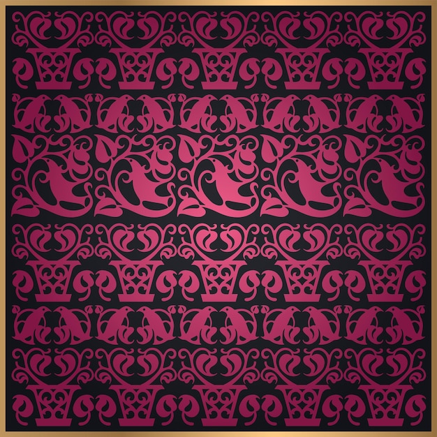 Pattern design for textile printing background social media posting vettore ripetuto e ridimensionabile