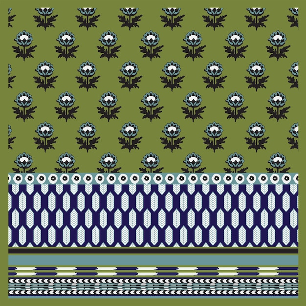 Pattern Design For Textile printing And background Vectors