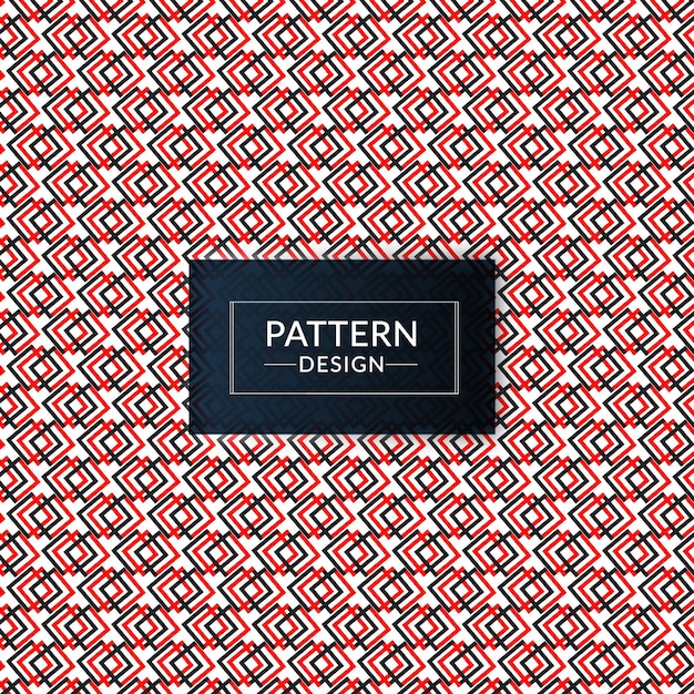 A pattern design that is white and red