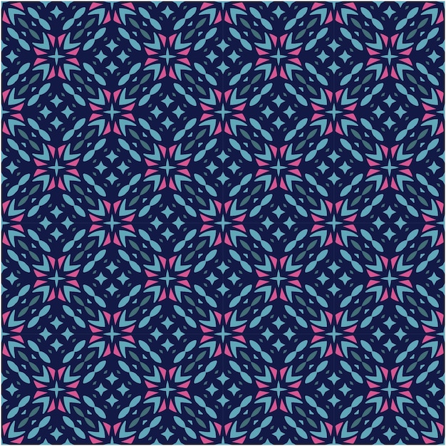 Pattern design with abstract style