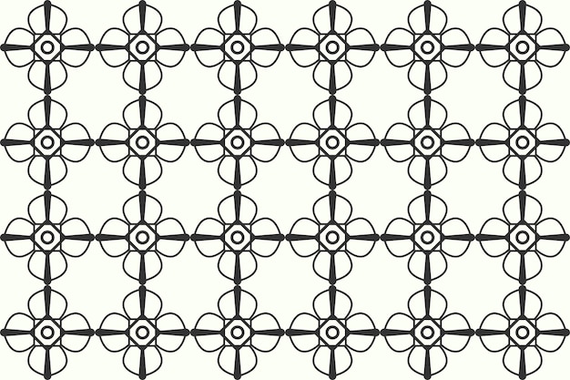 Pattern design with flowers
