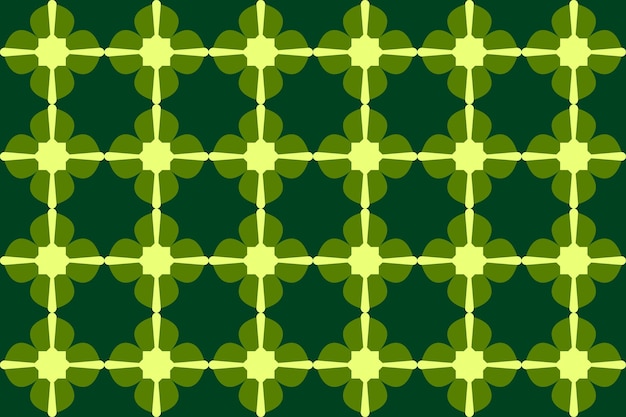 Pattern design with green