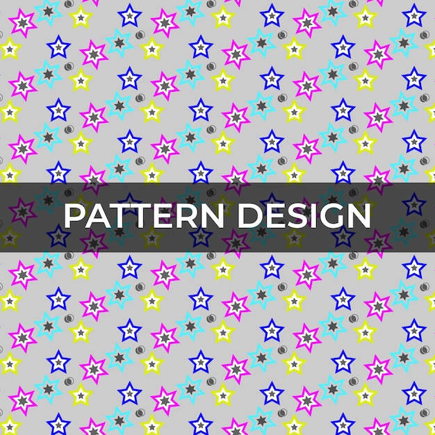 A pattern design with a white background and a black border.