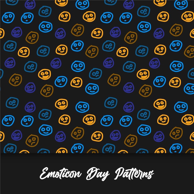 Pattern emoticons hologram