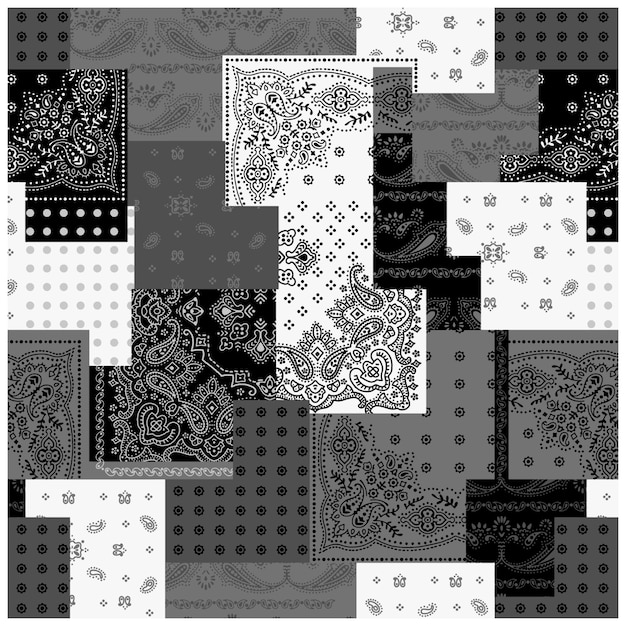 Vector pattern fabric designs for textile artwork textures seamless floral