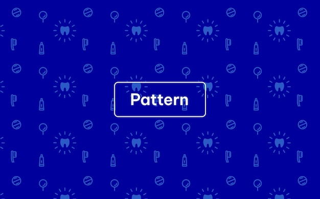 ベクトル 歯科医院や病院向けのパターンフラットデザイン