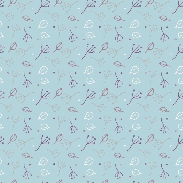 pattern flat doodle twig