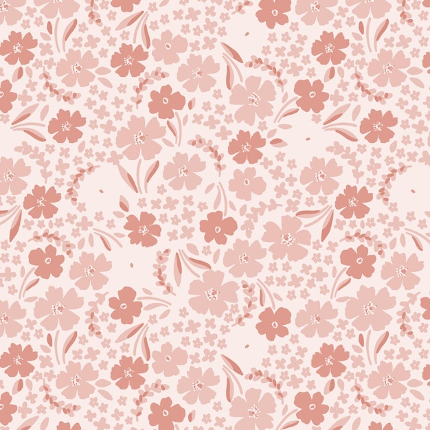 Pattern flower floral spring blossom illustration vector fabric textile design leaf leaves