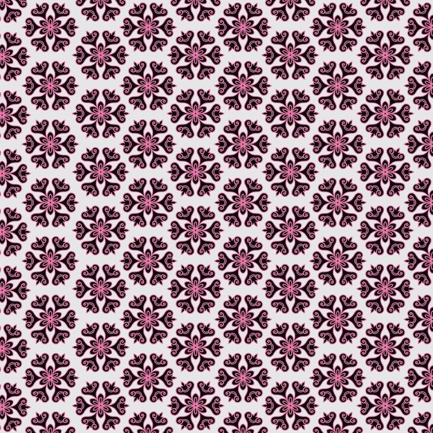 Pattern flower template