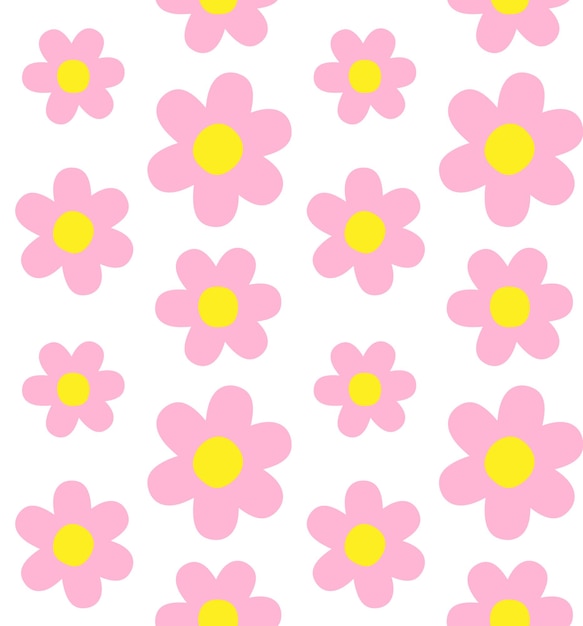 Vector pattern of flowers