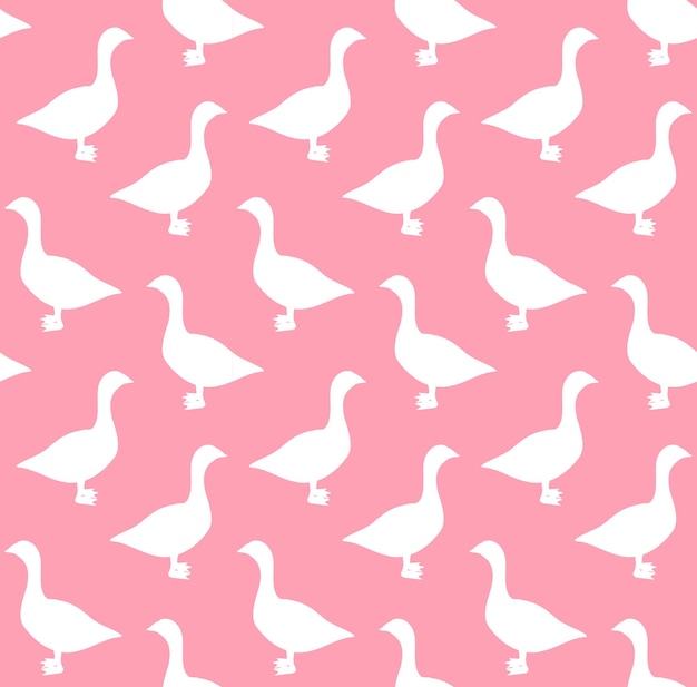 Vector pattern of geese