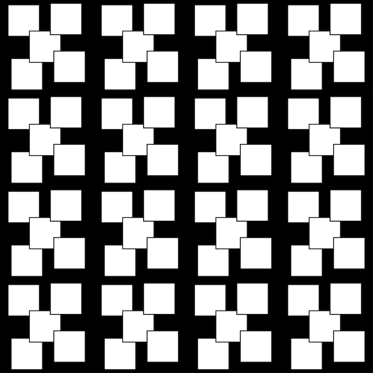 Vector pattern geometric design black and white illustration