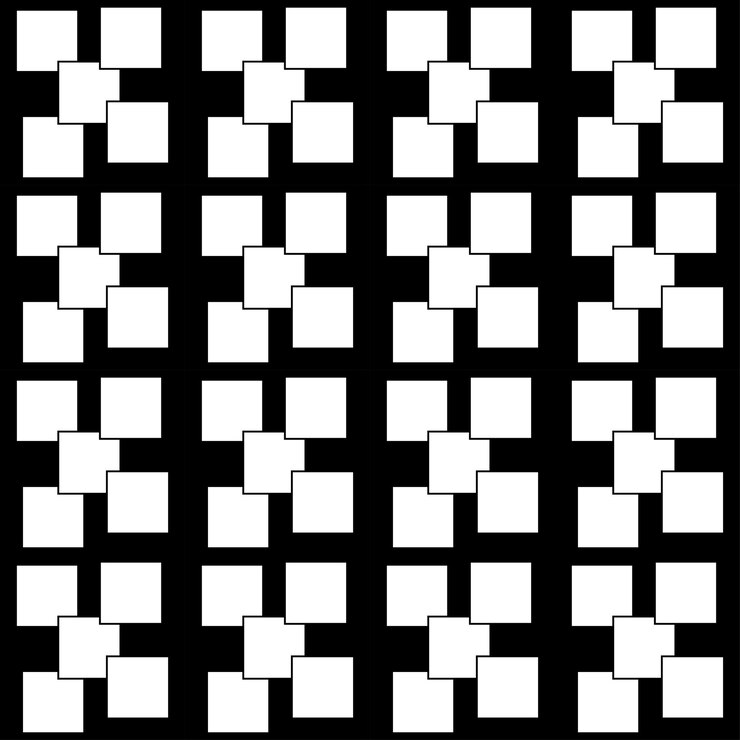Vector pattern geometric design black and white illustration