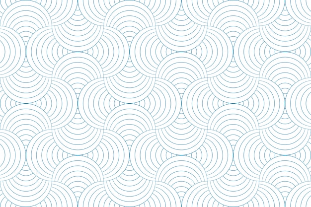 Vector pattern geometric line circle abstract seamless blue line