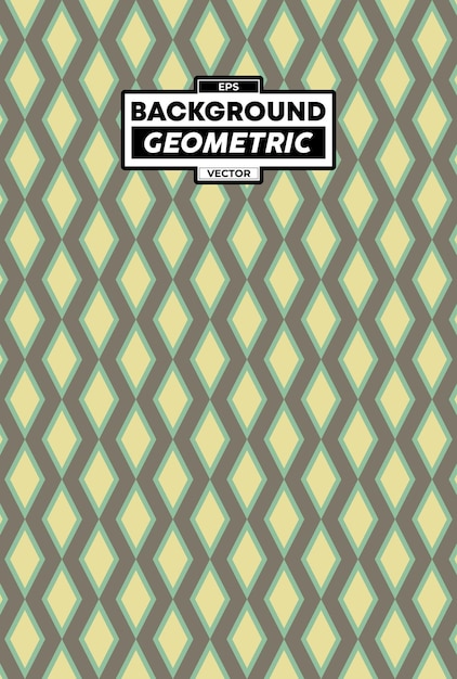 Pattern geometric vintage color jersey sport background