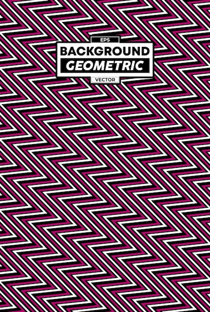 Pattern geometric zigzag purple jersey sport background