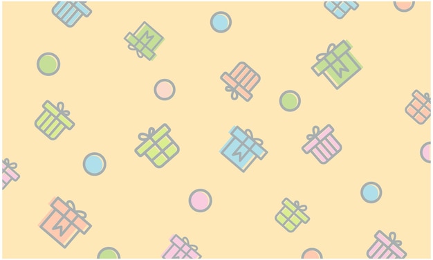 Pattern gift background